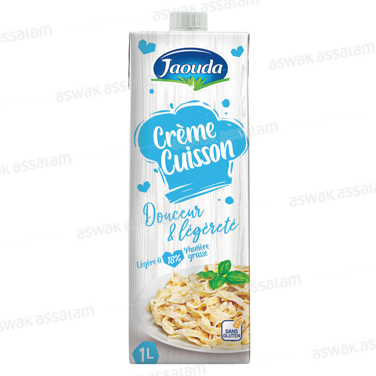 CREME CUISSON LEGERE 18% MG 1L JAOUDA - Aswak Delivery - Livraison à ...